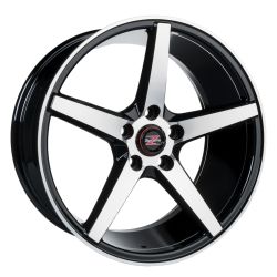 Capitano Black Polished 8.5x19