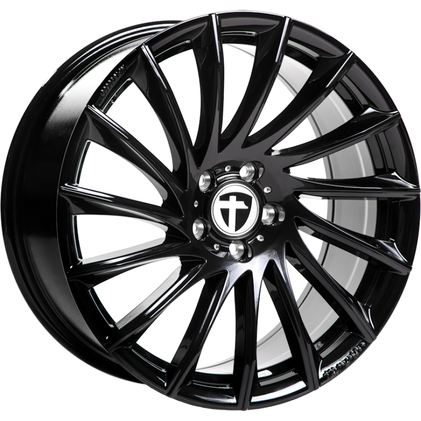 TN16 black painted 8.0x18